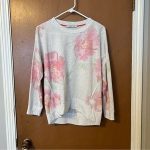 Chloe K floral crewneck. No size listed, fits like a small/medium